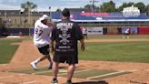 Watch Chiefs’ Travis Kelce win home-run derby at charity softball event in Cleveland