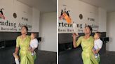 'Superwoman': Saree-Clad Pune Bartender Juggles Bottles While Holding Baby - News18