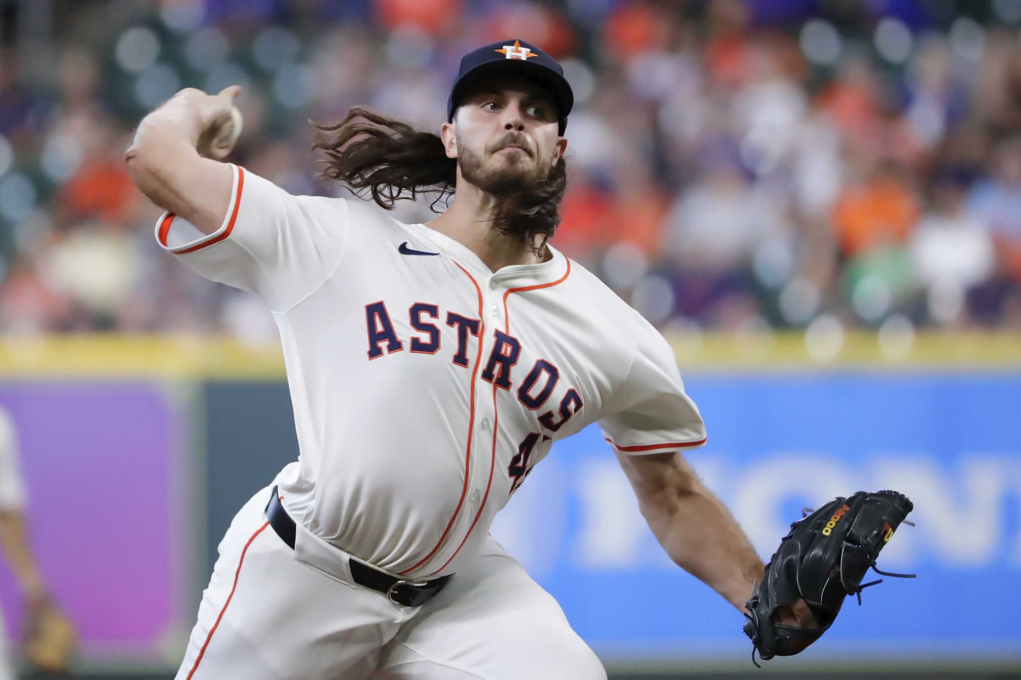 Arrighetti fans season-high 10 as Astros run streak to seven games with 7-1 win over Rockies