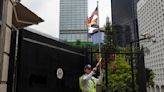 Chinese man arrested over graffiti at US Consulate in Hong Kong, police say