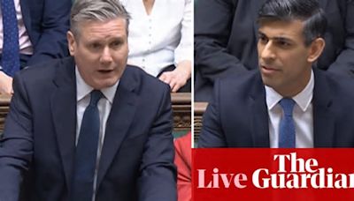 PMQs live: Sunak faces Starmer as minister denies PM’s position is ‘under threat’