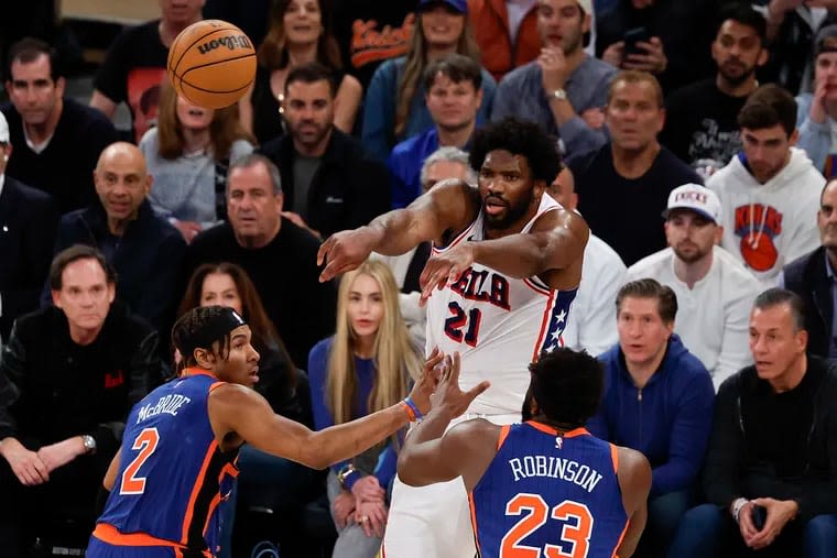 Joel Embiid labors through near-quadruple double, then relishes being The Garden’s villain after Sixers’ win