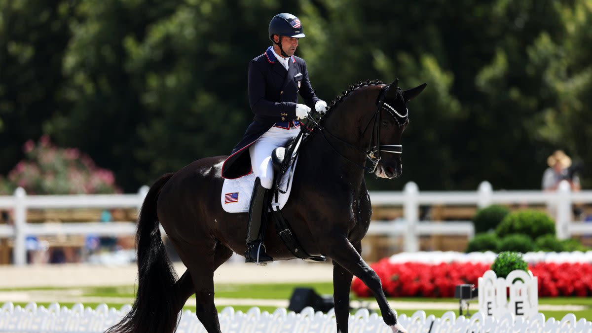 Blood on horses leg leads to Team USA's elimination in Olympic dressage competition