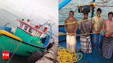 Sri Lankan Navy arrests four Tamil Nadu fishermen for 'trespassing' | India News - Times of India