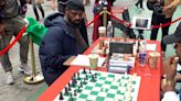 A Nigerian Chess Master in Times Square