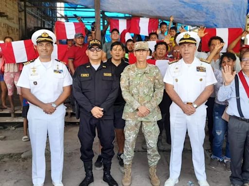 Cancillería del Perú saludó presencia de las Fuerzas Armadas y de la PNP en Isla Santa Rosa en Loreto