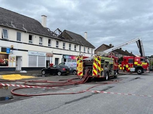 Homes evacuated after fire breaks out in Inverness