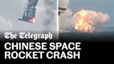 Watch: Chinese rocket crashes into mountain after unexpected launch