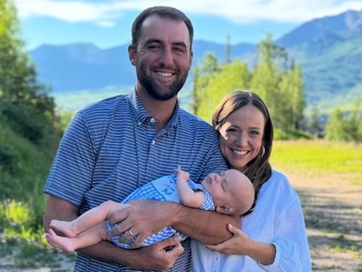 Scottie Scheffler enjoys vacation with wife Meredith and son Bennett