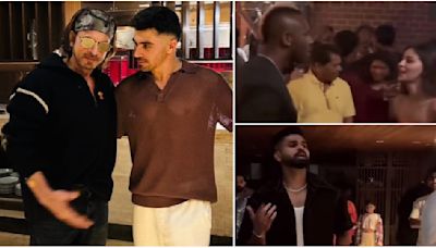 Inside KKR’s after-party: Shah Rukh Khan poses with Rahmanullah Gurbaz; Ananya Panday, Andre Russell, Shreyas Iyer shake a leg