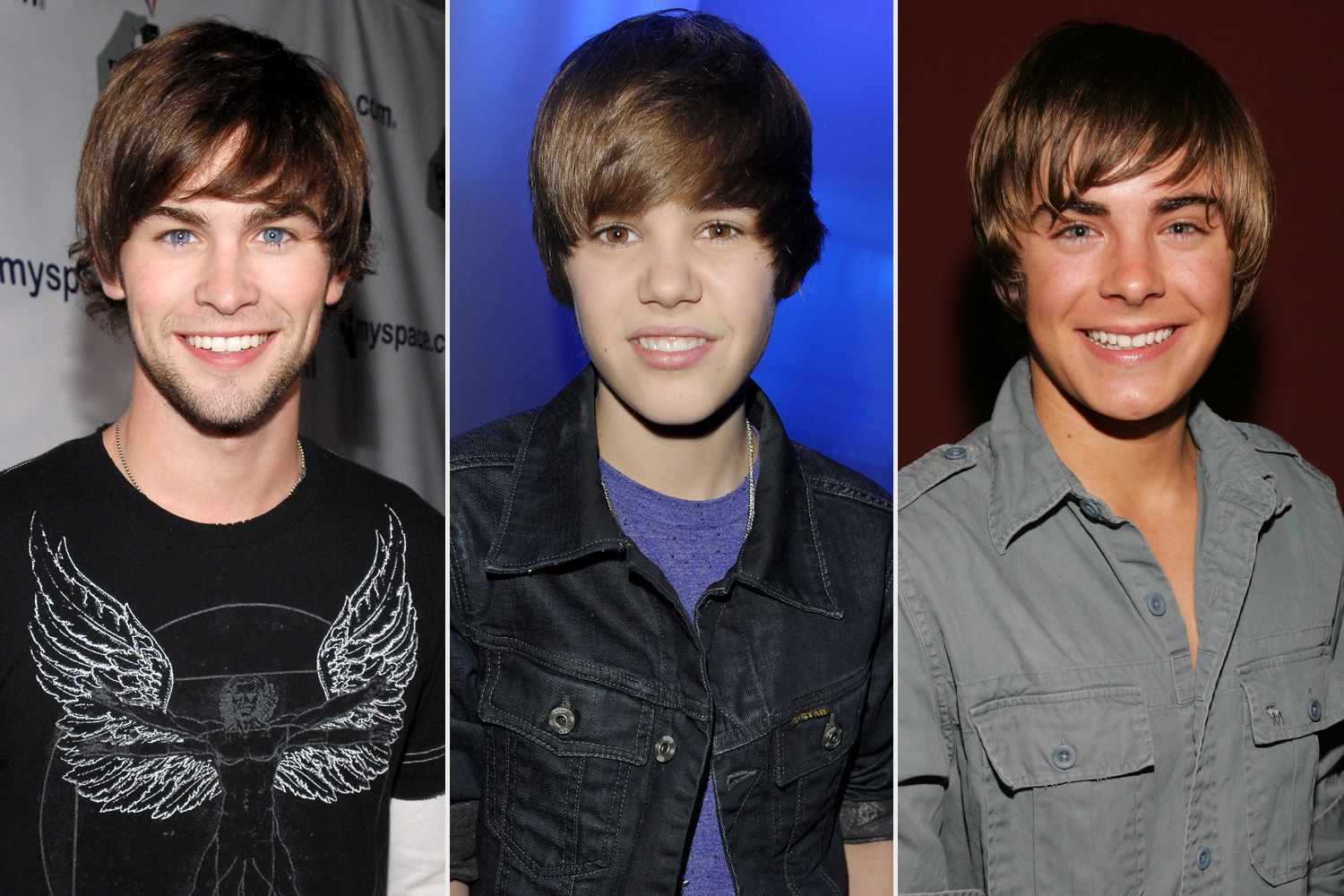 Chace Crawford thinks he rocked the Bieber bowl cut before Justin Bieber or Zac Efron: 'OG mop!'