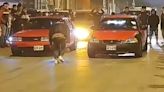 Conductores cierran el tránsito para realizar piques ilegales en San Juan de Miraflores