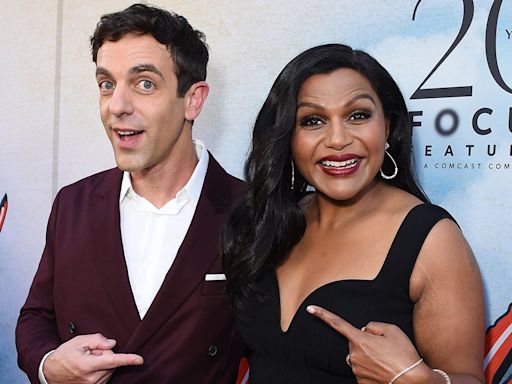 B.J. Novak Talks Meeting Mindy Kaling’s Infant Daughter Anne