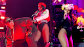 Watch Queen Latifah Back That Thang Up On Janelle Monáe At OUTLOUD Music Fest For Pride