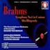 Brahms: Symphony No. 1; Alto Rhapsody