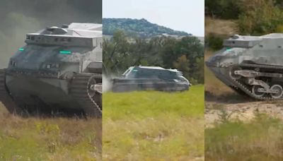 Tanque de guerra RACER ya fue probado y parece todo un Terminator listo para combate