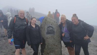 Great Sankey care home staff raise money for residents by racing up Snowdon