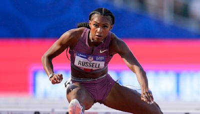 American Masai Russell leads stacked field of hurdlers chasing Camacho-Quinn’s Olympic title