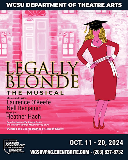 Legally Blonde the Musical in Connecticut at Visual and Performing Arts Center at WCSU 2024