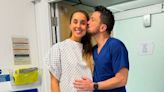 Peter Andre shares intimate pic of wife Emily minutes before baby daughter's birth