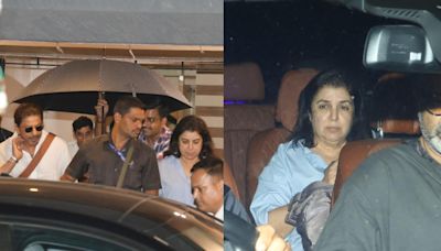 Menaka Irani Death: Shah Rukh Khan, Gauri Khan arrive at Farah Khan’s Mumbai home after her mother passes away