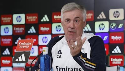 Ancelotti: «Courtois va a jugar mañana, Lunin el miércoles y después veremos»