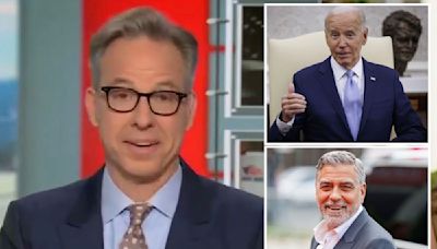 CNN’s Jake Tapper can’t believe Biden campaign’s claim that the president has more stamina than George Clooney