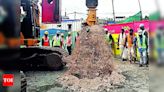 KMRL begins test piling works for Metro Phase II in Kochi | Kochi News - Times of India