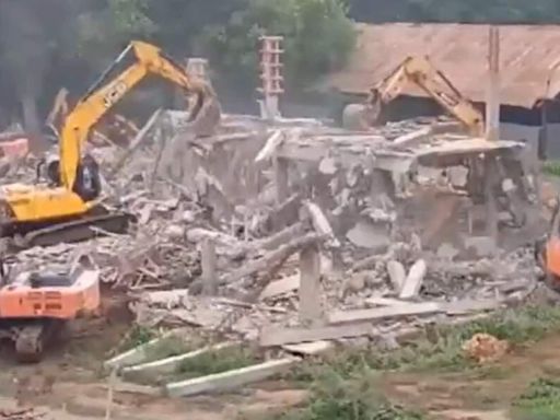 ‘Vendetta politics': Andhra Pradesh authorities demolish YSRCP office building