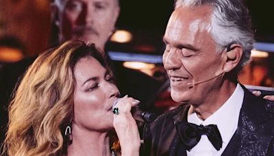 See Andrea Bocelli and Shania Twain's Duet That Gave Fans "Goosebumps"