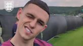 Phil Foden pictured for first time since returning to England camp
