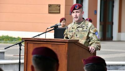 Senior enlisted leader of 173rd Airborne Brigade fired over alcohol-related incidents