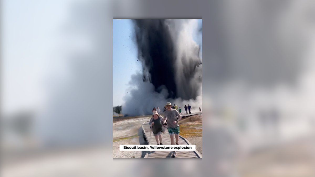 Video Shows People Fleeing Yellowstone Eruption in July 2024