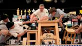 German men with the strongest fingers compete in Bavaria's 'Fingerhakeln' wrestling championship