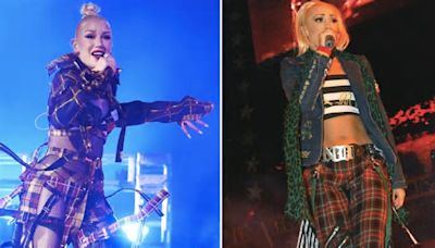 Gwen Stefani revive los 90 con los pantalones escoceses que lució en la reunión de No Doubt de Coachella 2024