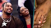 Simone Biles Reacts To Husband Jonathan Owens Honoring Her With New Ring Finger Tattoo | Access