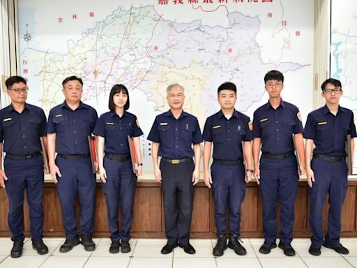 嘉義縣警察局表揚「為民服務優良員警」6件6人 | 蕃新聞