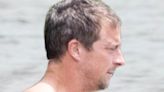 Shirtless Bear Grylls goes for a dip in Costa Rica filming Bear Hunt