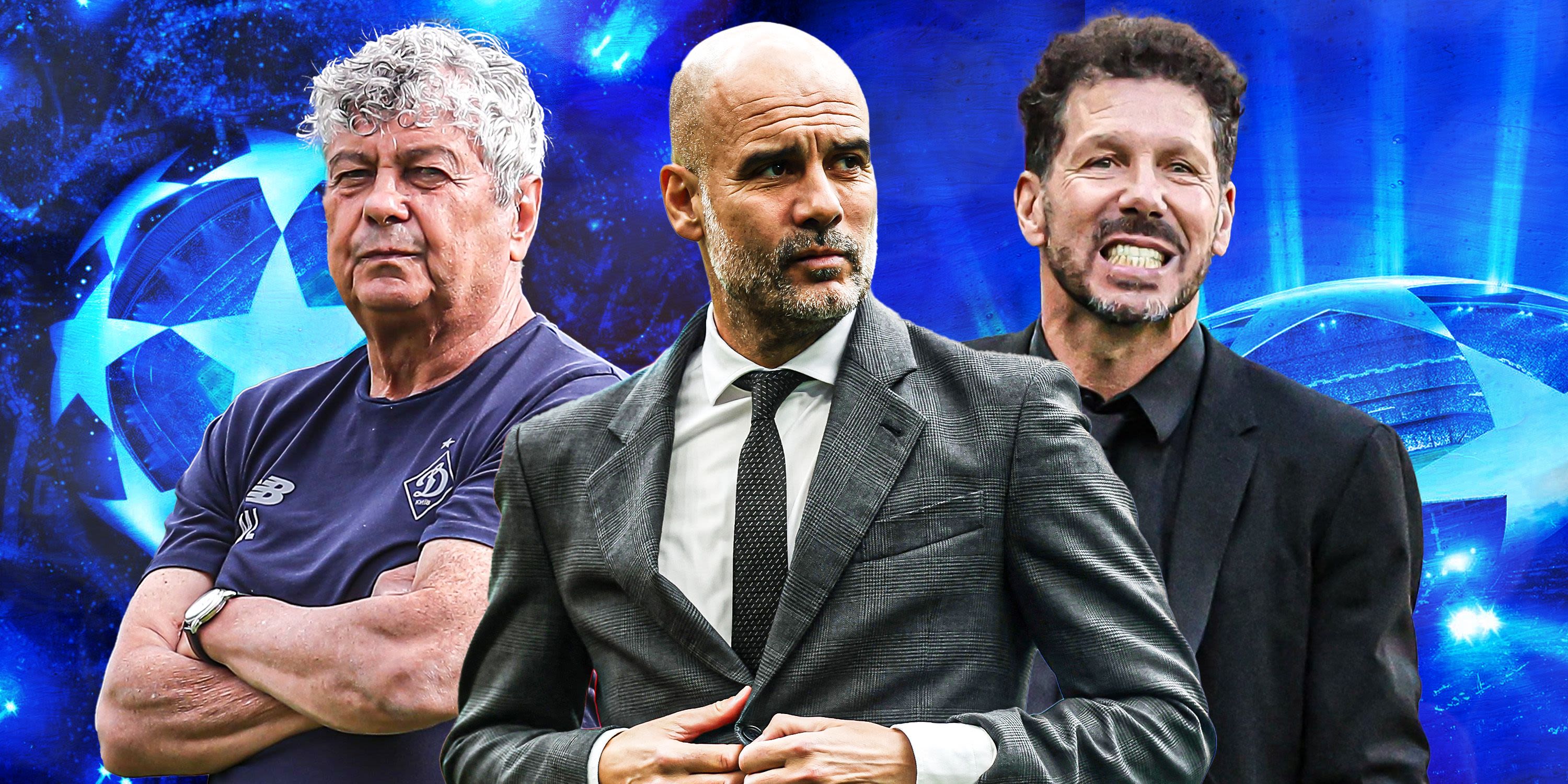 The 9 managers with the most Champions League games of all time have been ranked