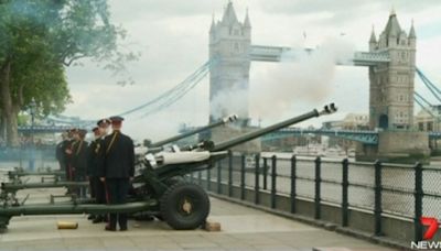 Military salute marks Prince Philip's 94th birthday