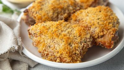 Crispy Baked Deviled Chicken Thighs Recipe
