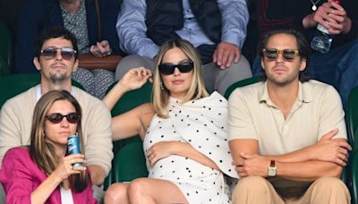 Margot Robbie shows off growing baby bump at Wimbledon in first outing since pregnancy news