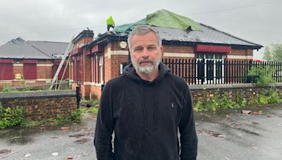 Charity left counting cost after man damages roof