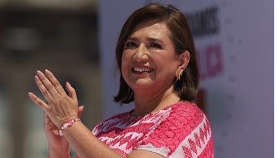 Candidata presidencial opositora, Xóchitl Gálvez, llama votar por la libertad durante mitin en Ciudad de México - La Opinión