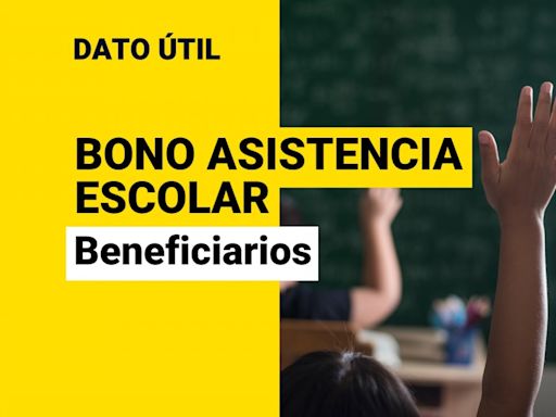 Bono por deber asistencia escolar: Estos son sus beneficiarios