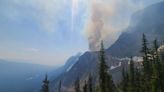 New fire burning in Banff National Park south of Hector Lake