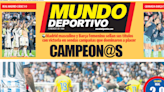 Portada de Mundo Deportivo Gipuzkoa del domingo 5 de mayo de 2024