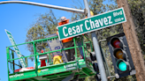 New Cesar Chavez Boulevard signs installed in Frenso