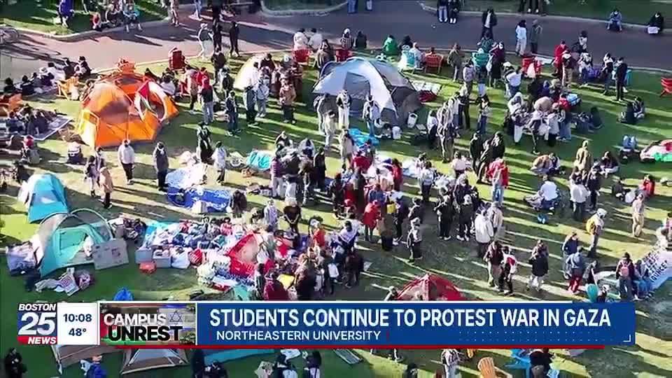 Campus protests persist throughout Mass. calling for ceasefire in Gaza