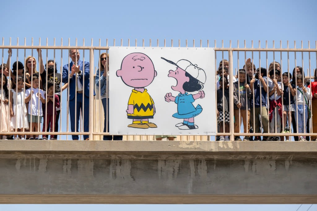 Charles Schulz ‘Peanuts’ drawings for Tarzana’s ‘Snoopy Bridge’ are up for auction